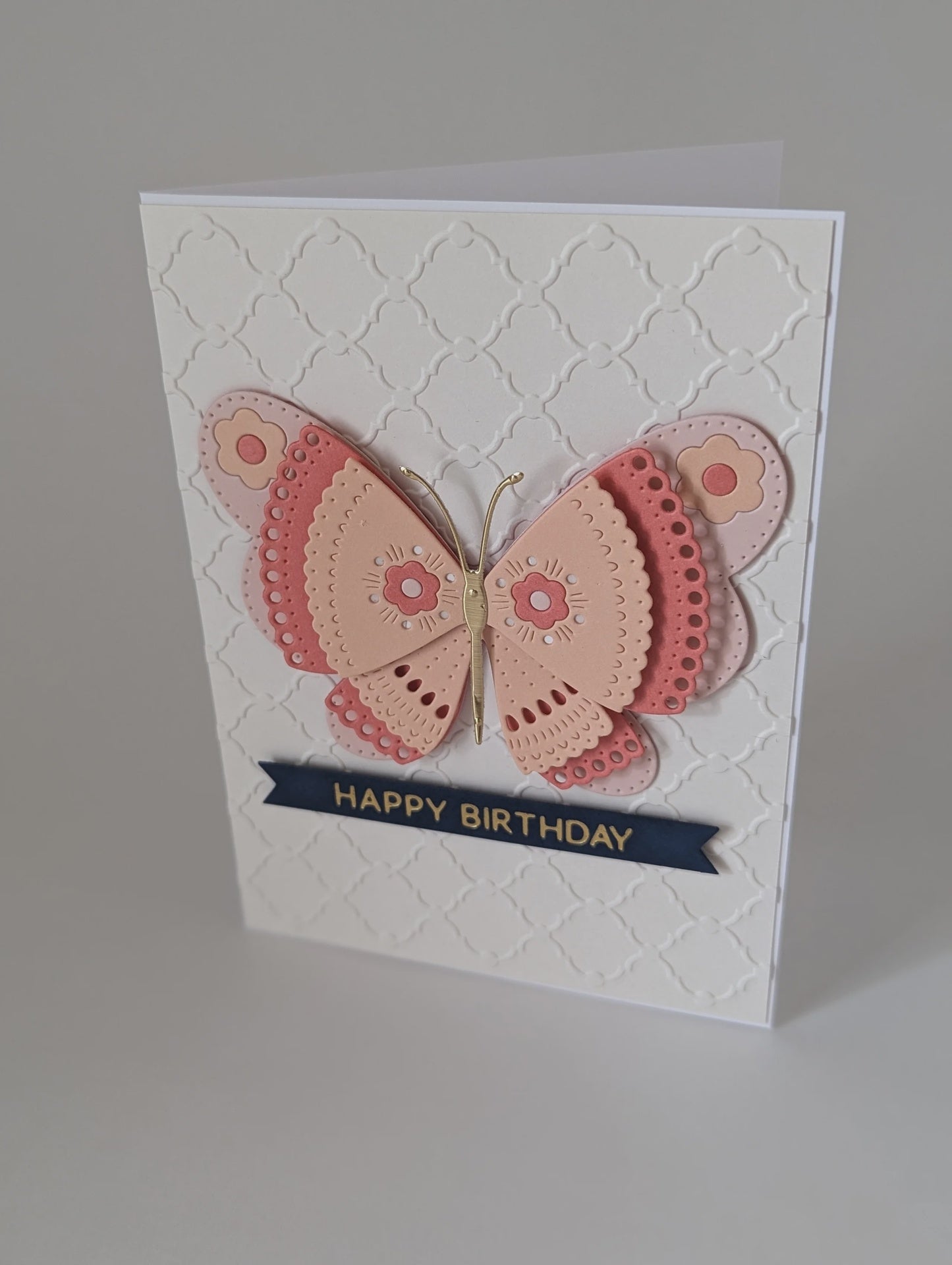 Lovely Paper Design Butterfly Wishes Card