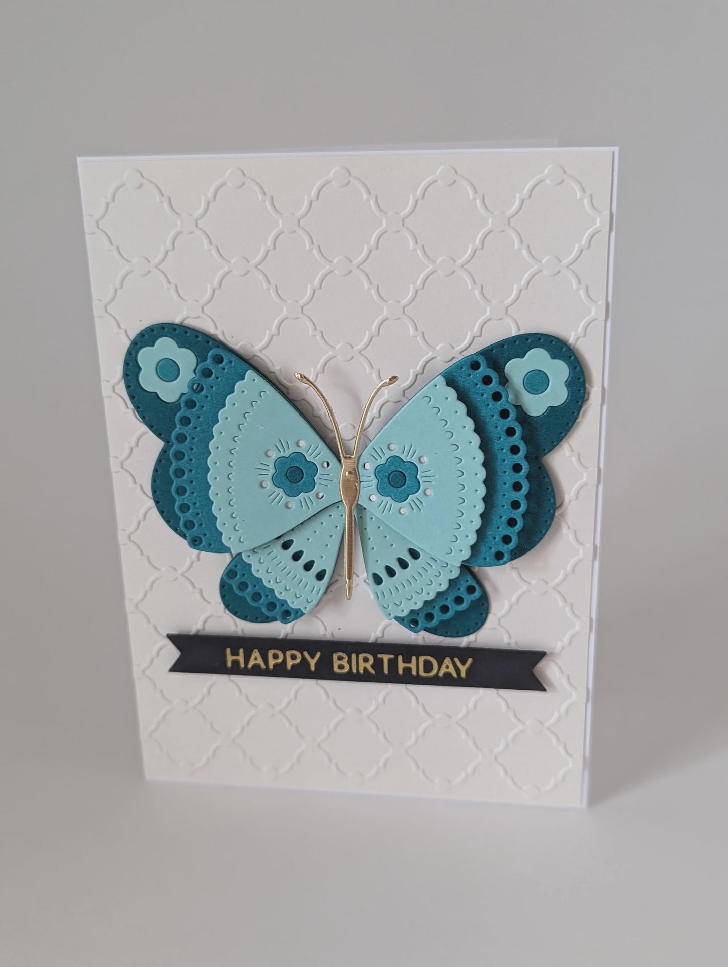 Lovely Paper Design Butterfly Wishes Card