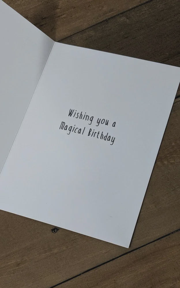 Lovely Paper Design Magical Birthday Card