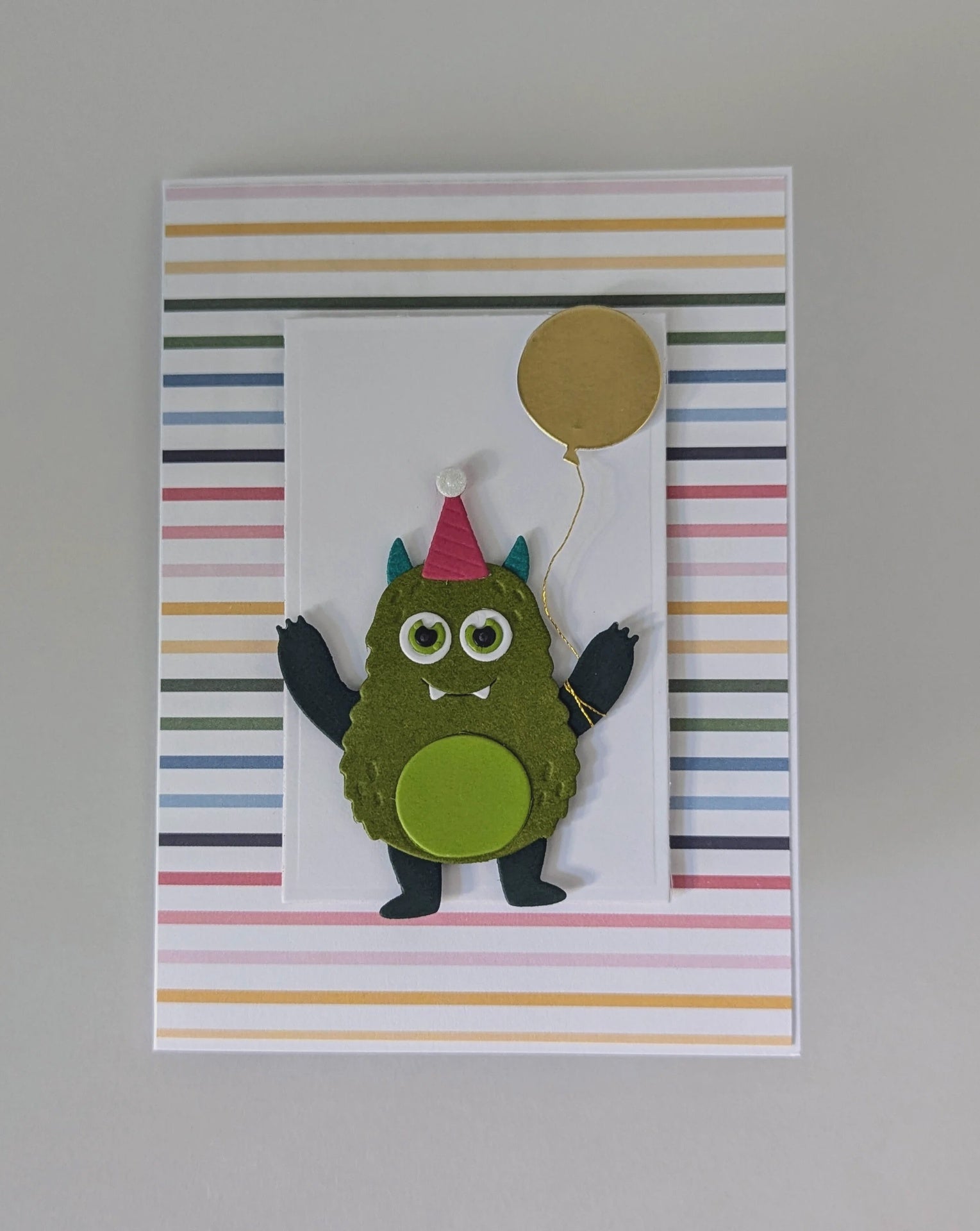 Lovely Paper Design Monster Birthday Card
