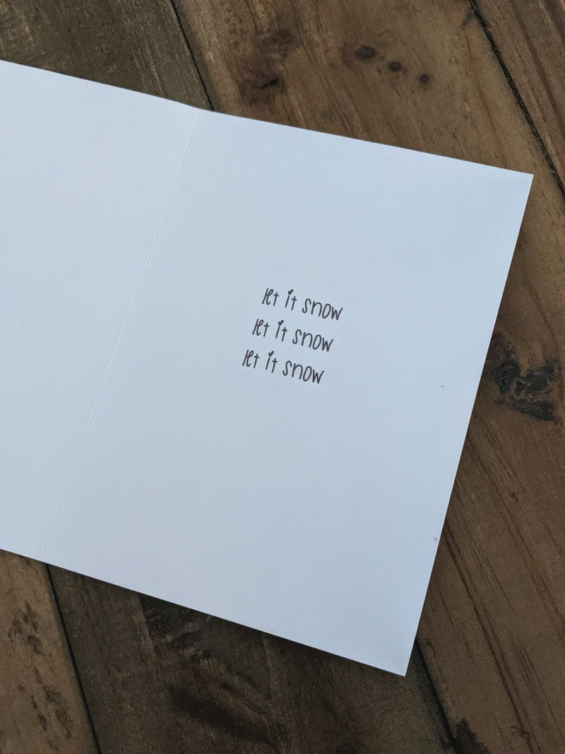 Lovely Paper Design Let It Snow Card