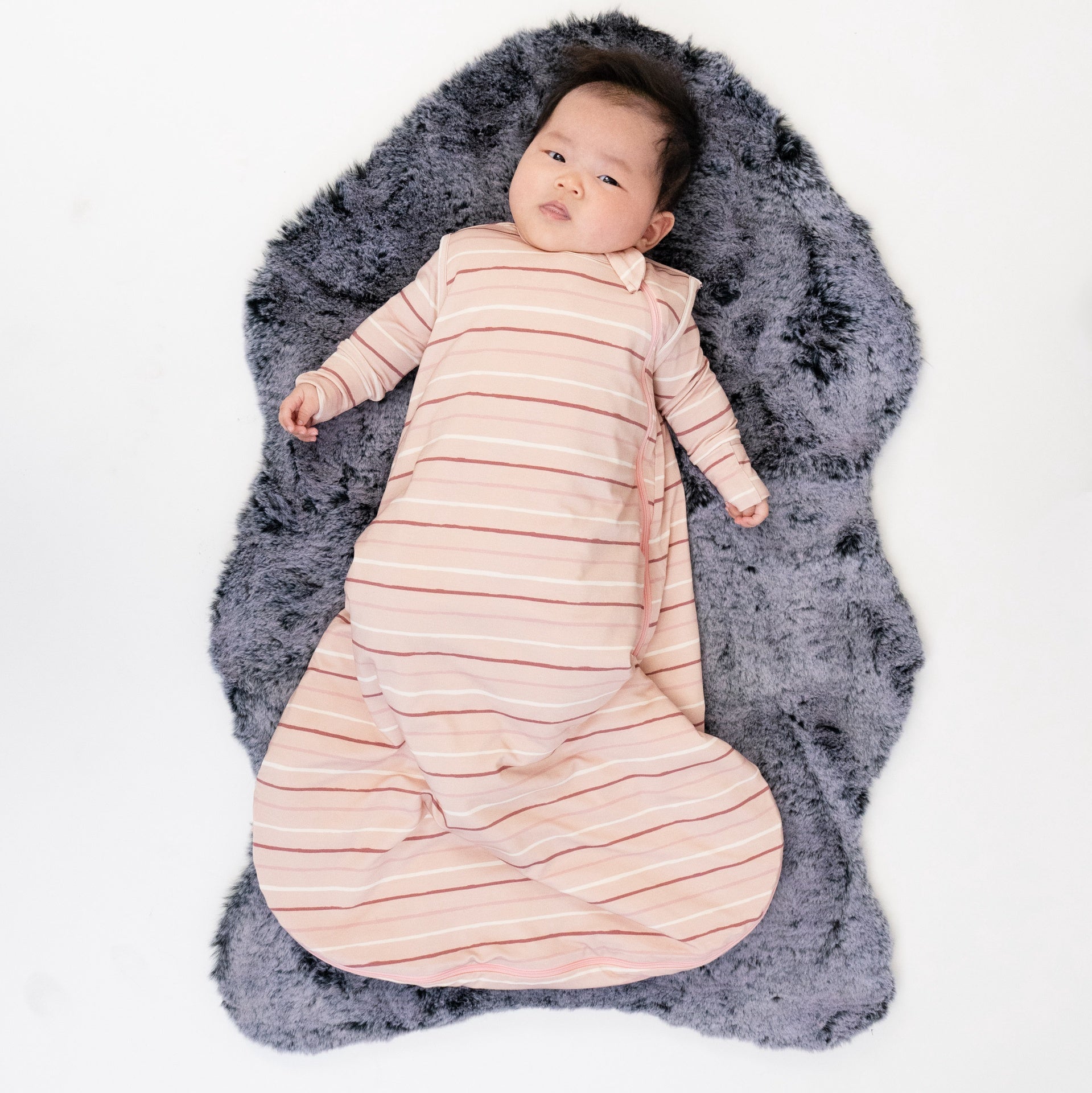 1.0 TOG Bamboo Sleep Sack - Pink Stripes