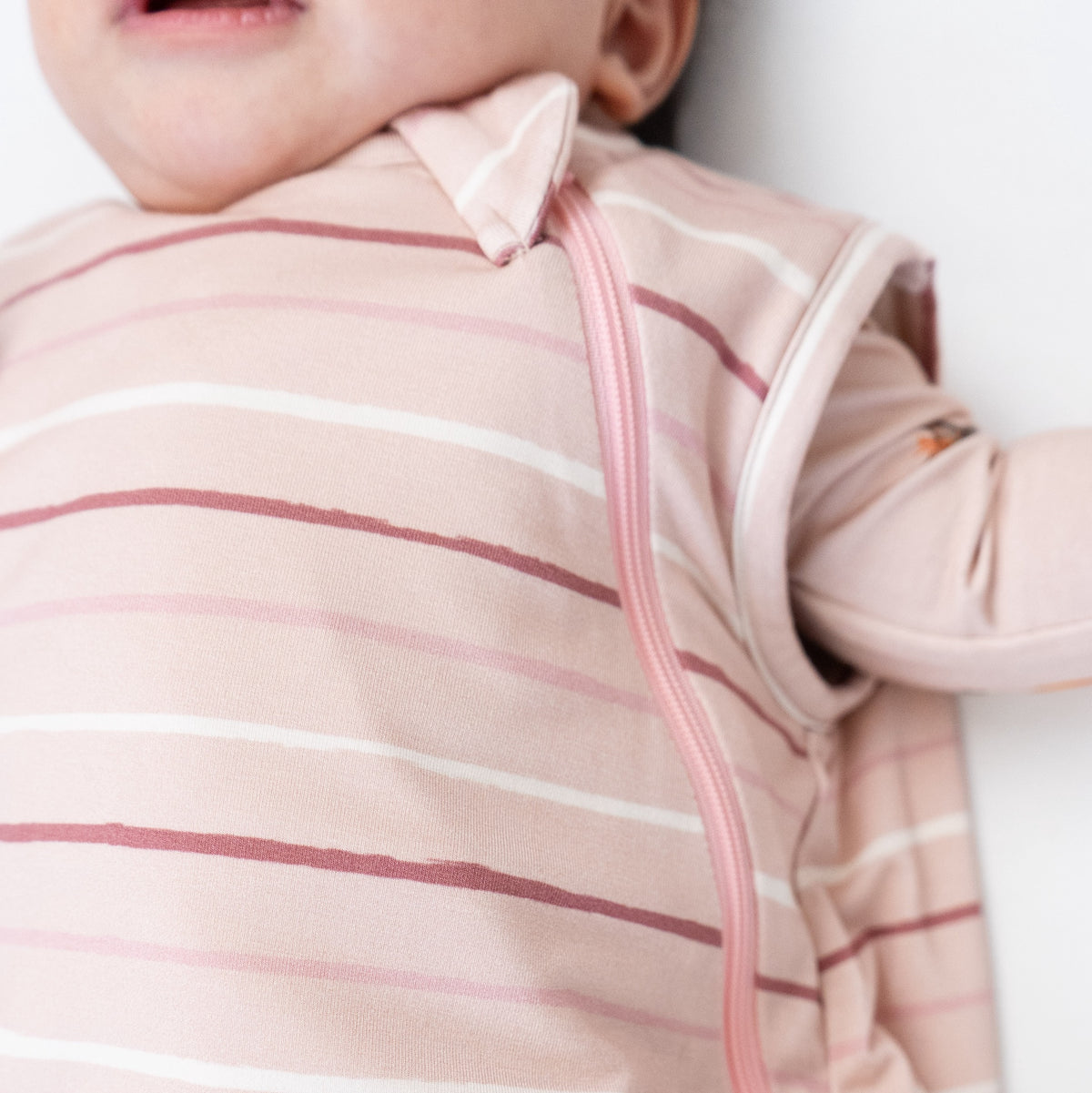 1.0 TOG Bamboo Sleep Sack - Pink Stripes