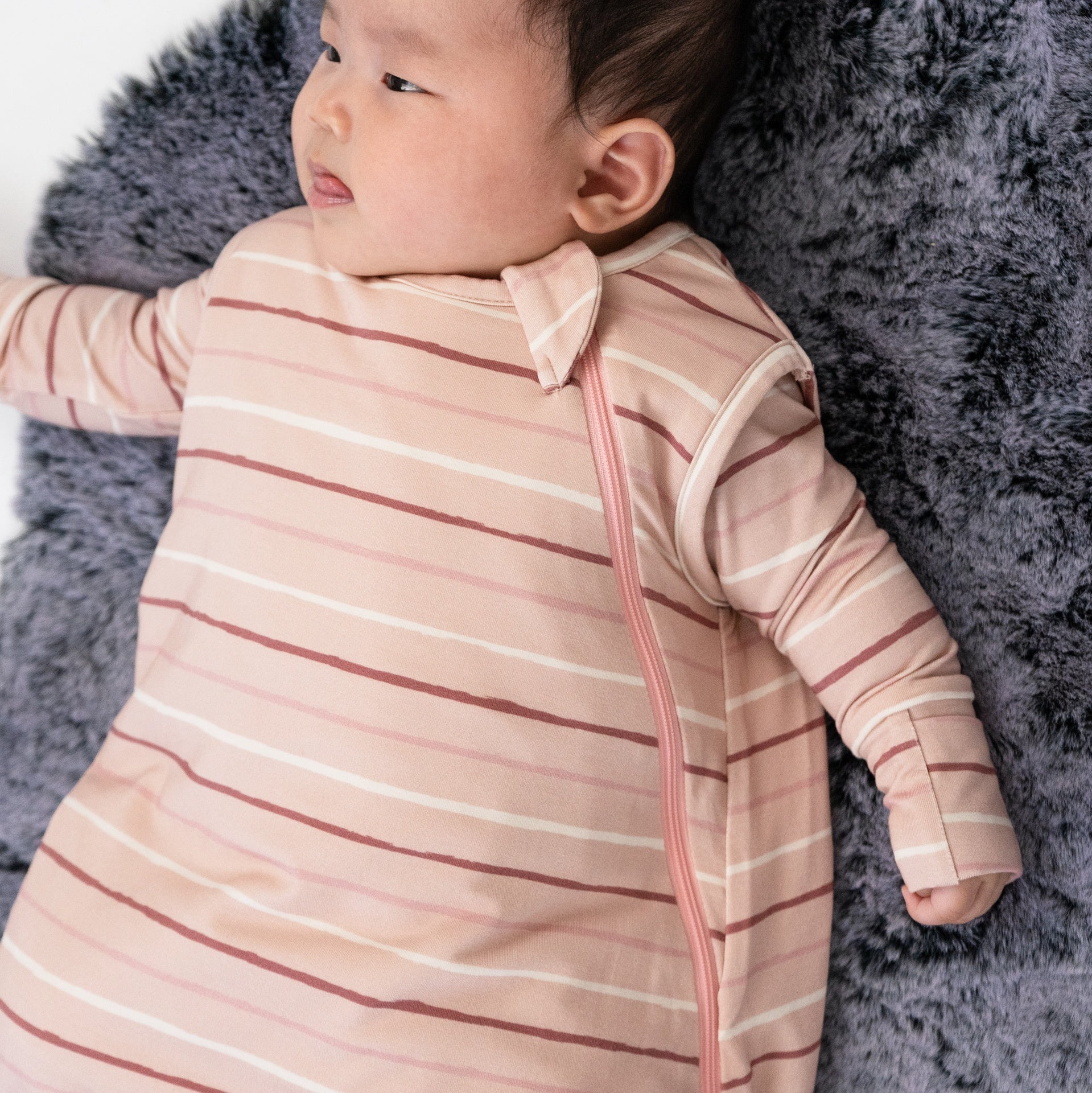 1.0 TOG Bamboo Sleep Sack - Pink Stripes