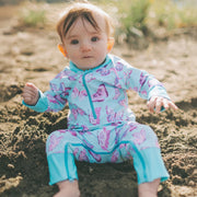 Honeysuckle Swim Sunsuit - Social Butterfly