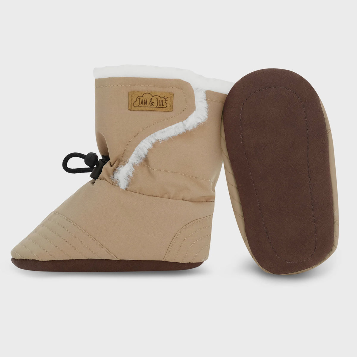 Jan & Jul Stay-Put Winter Booties - Soft Brown