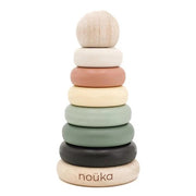 noüka Wood and Silicone Stacker