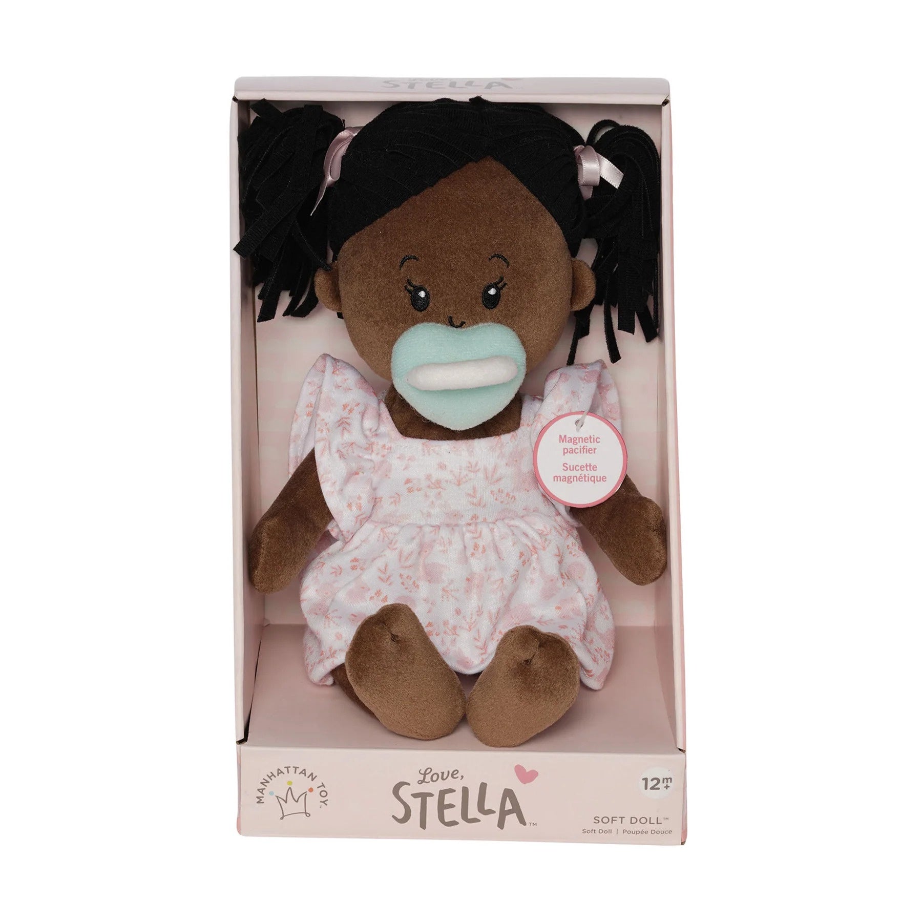 Love, Stella Doll - Brown with Black Pigtails