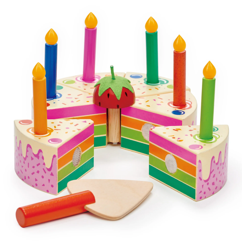 Tender Leaf Rainbow Birthday Cake