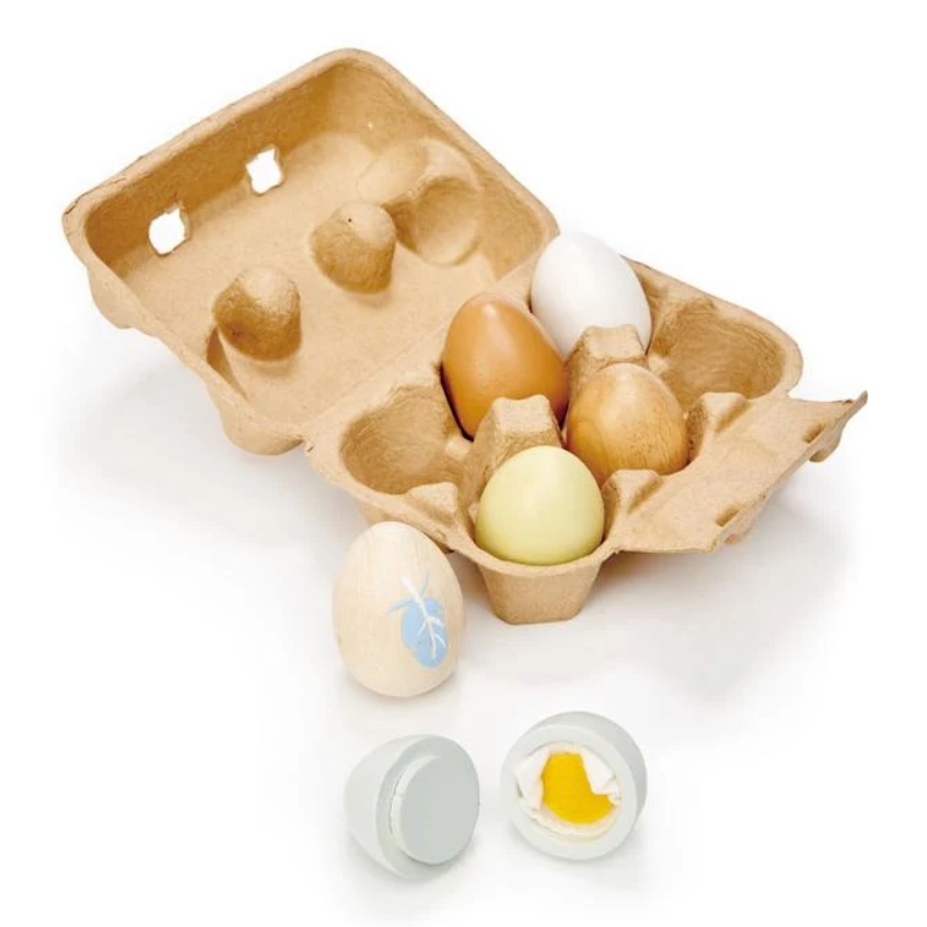 Tender Leaf Wooden Eggs