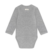 Fixoni Infant Long Sleeve Bodysuit - Gray Flint Melange
