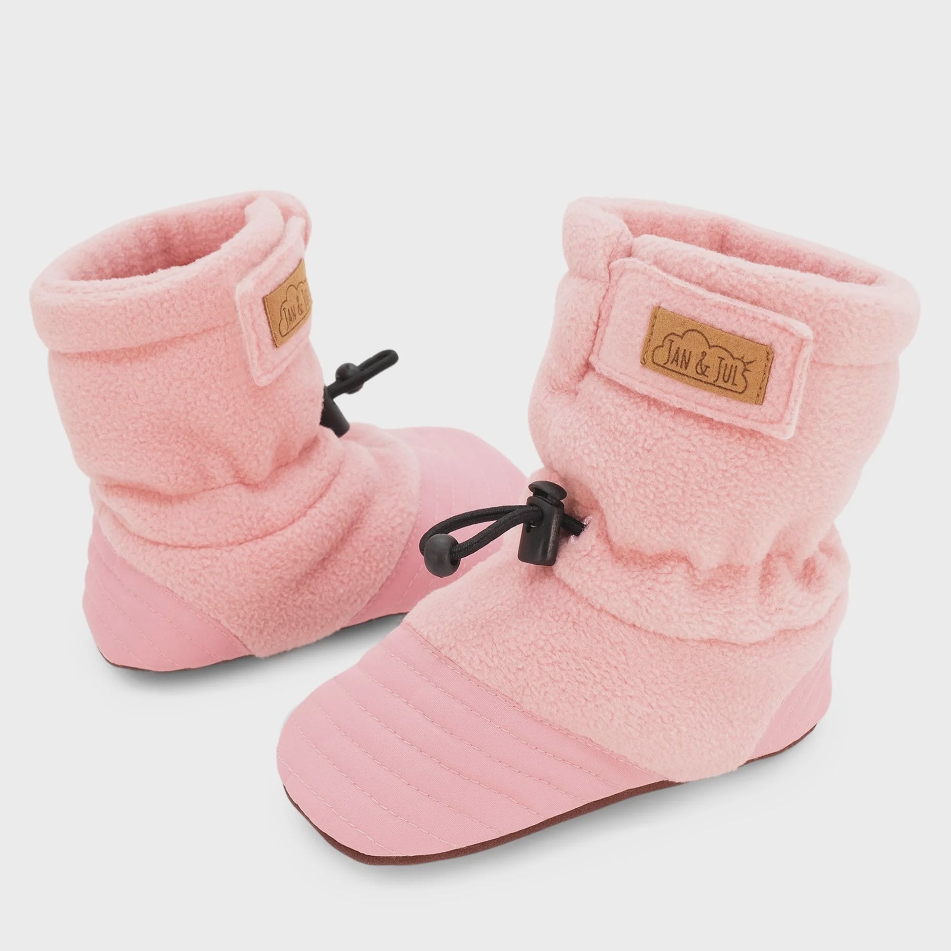 Jan & Jul Stay Put Cozy Booties - Dusty Pink