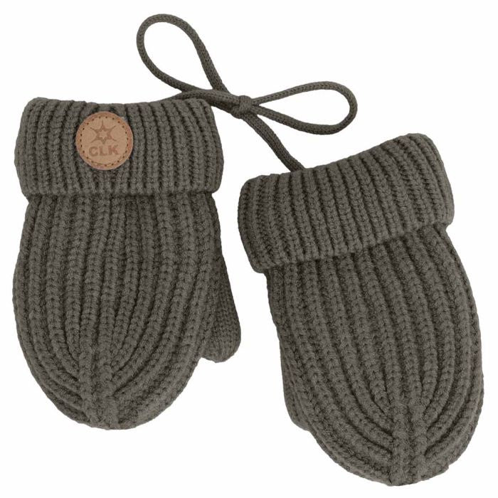Calikids Soft Touch Knit Mittens - Moss