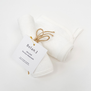 Belan.J Ultra Soft Bamboo Terry Washcloth (1pk) - White