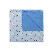 1.0 TOG Child Blanket - Whale Lover/Lake Blue