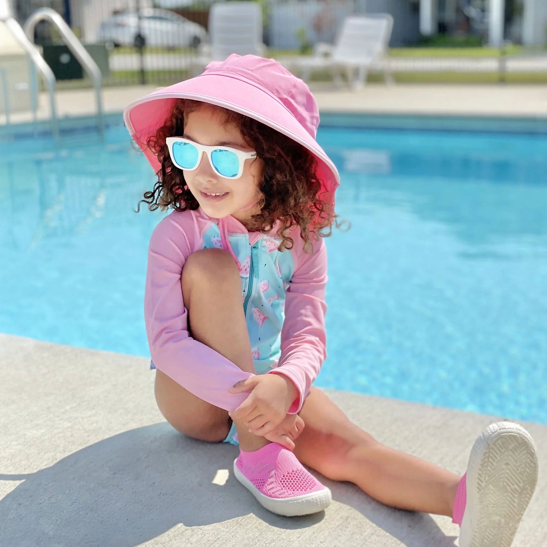 Jan & Jul Urban Xplorer Sunglasses White Aurora