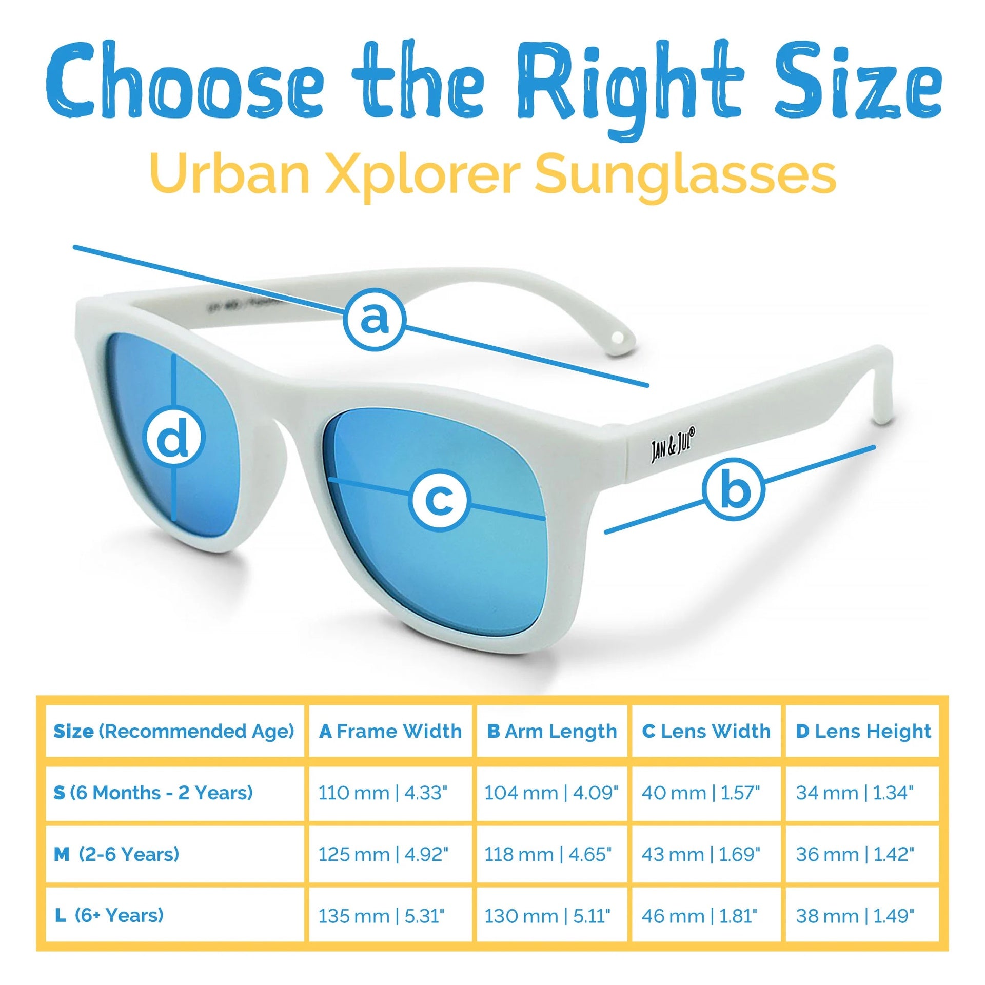 Jan & Jul Urban Xplorer Sunglasses White Aurora