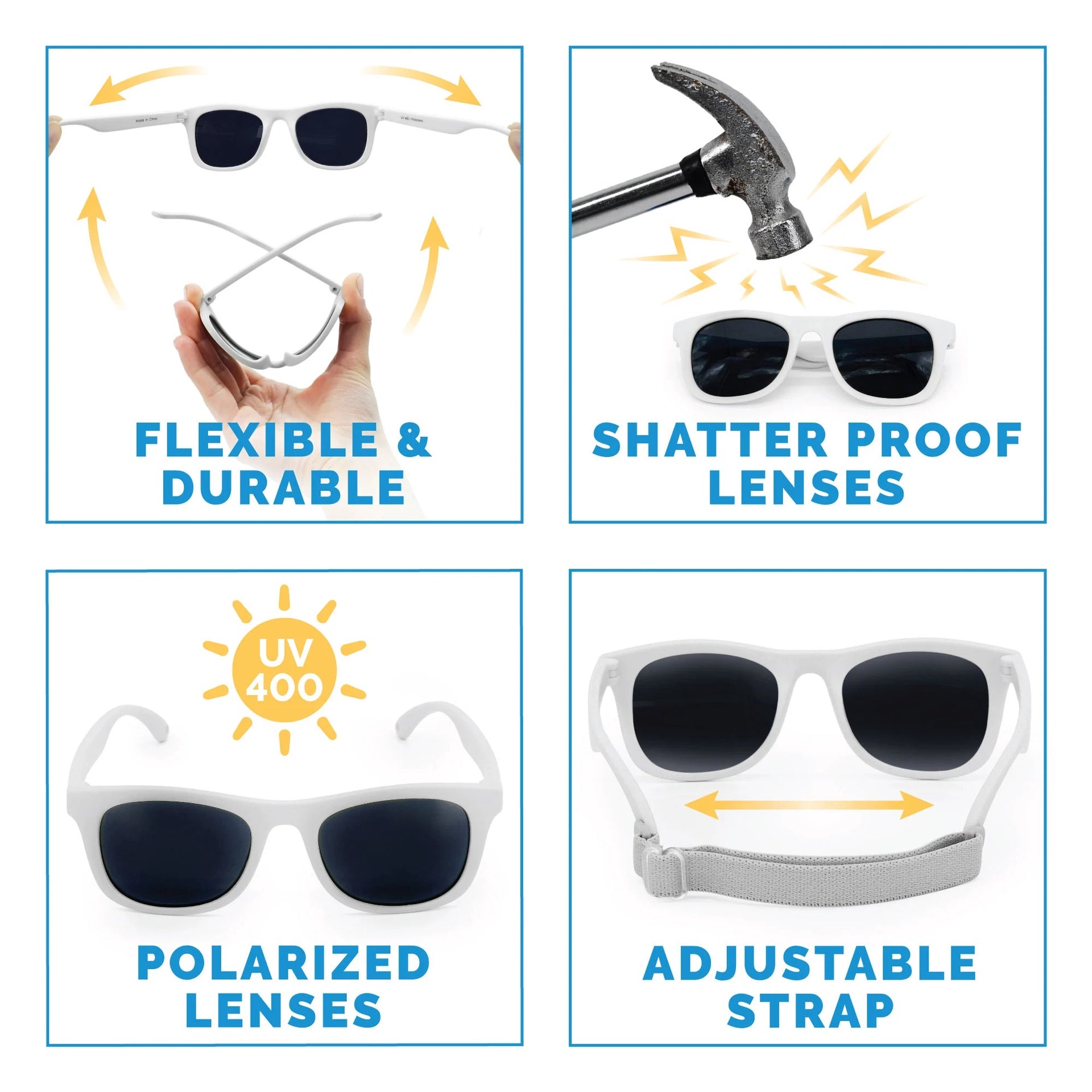 Jan & Jul Urban Xplorer Sunglasses White