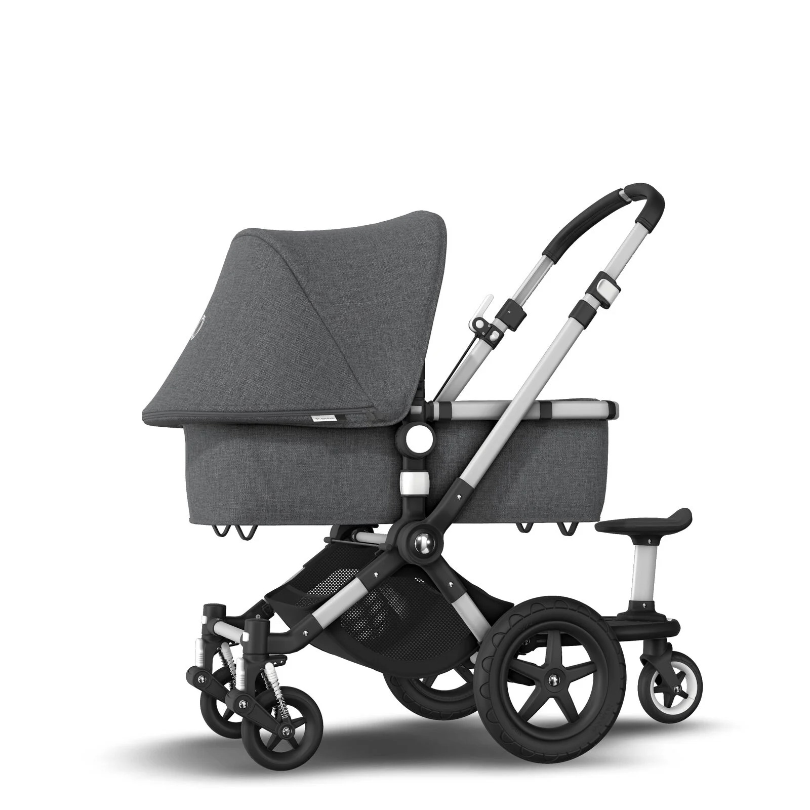 Bugaboo Cameleon³ Plus Complete Set - Black/Grey Melange